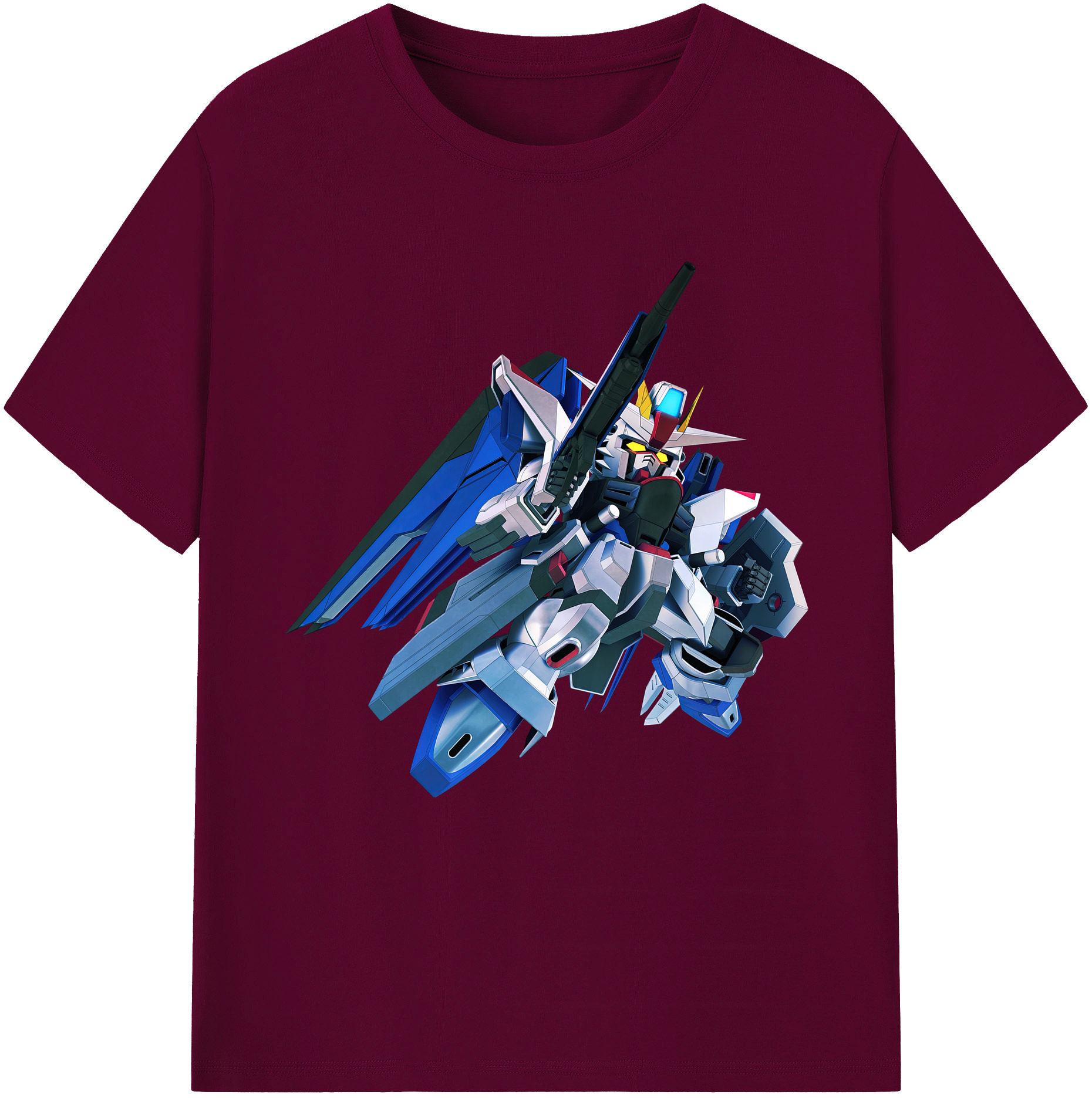 （画像用） 機動戦士ガンダム Mobile Suit Gundam レディースカジュアルプリントTシャツ（綿100％）
